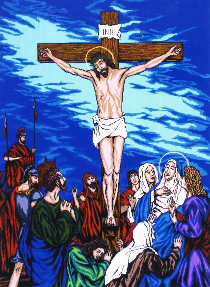 О. та Я. Ликтеї. «Розп’яття». 2000. Полотно, напівхрестик